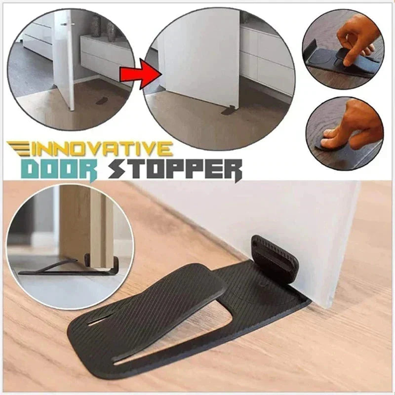 🥳2026 HOT SALE🥳🚪Door Stopper Protector –  No-drill, residue-free & holds doors open. Safe & simple – stock up & save! 🏠✅