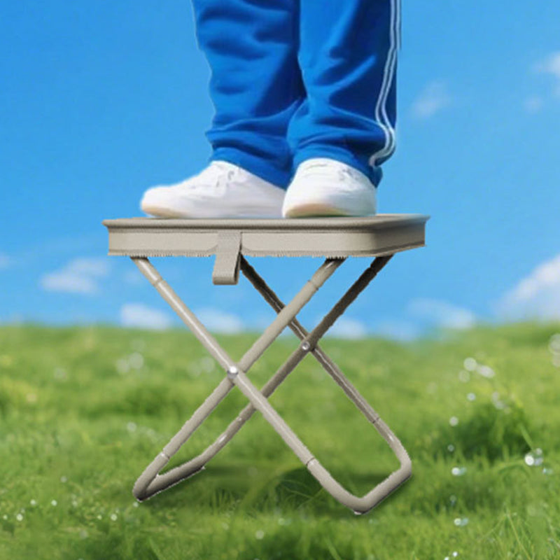 🥳2026 HOT SALE,50K+ SOLD! 👜🪑 Portable Folding Stool with Handbag Design – Transforms into a chic handbag with shoulder strap. Carbon steel frame, 100kg capacity, double-layer Oxford cloth – instant seating anywhere! 🌟✨