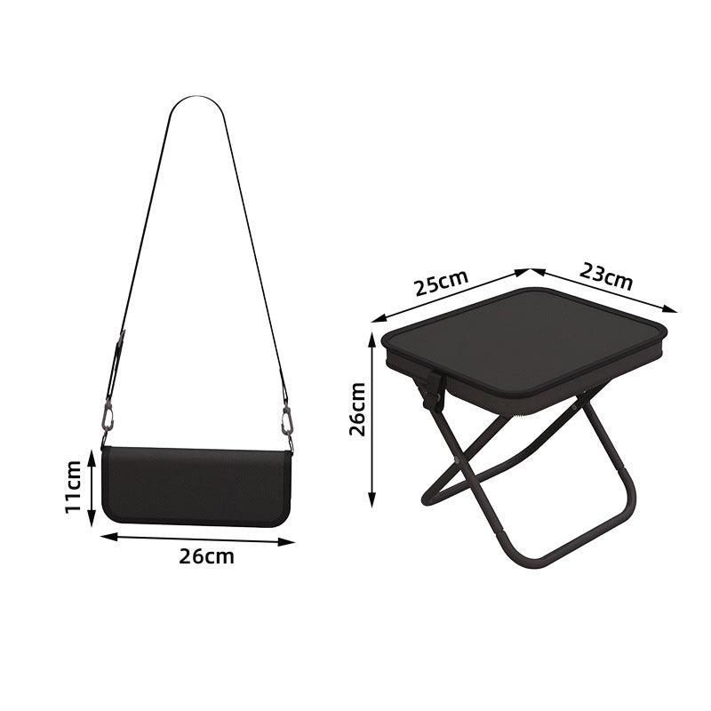 🥳2026 HOT SALE,50K+ SOLD! 👜🪑 Portable Folding Stool with Handbag Design – Transforms into a chic handbag with shoulder strap. Carbon steel frame, 100kg capacity, double-layer Oxford cloth – instant seating anywhere! 🌟✨