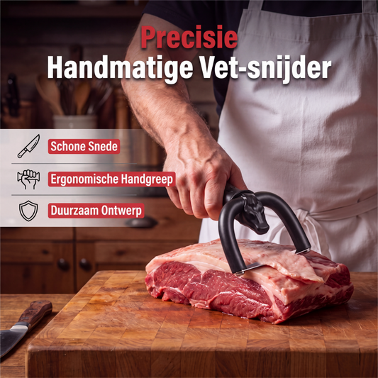 🥳2026 HOT SALE🥳💞50K+ SOLD! 🥩🔪 52% OFF! Handheld Fat Trimmer for Beef & Pork – U-shaped curved holder targets surface fat without wasting lean meat. Stainless steel blade, ergonomic grip – prep like a pro! 🧑‍🍳✨