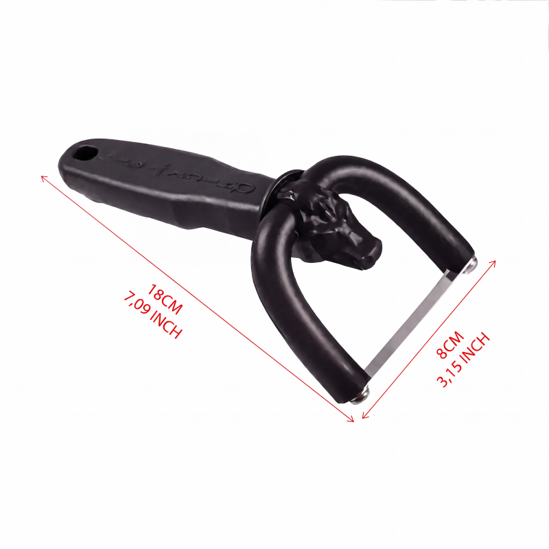 🥳2026 HOT SALE🥳💞50K+ SOLD! 🥩🔪 50% OFF! Handheld Fat Trimmer for Beef & Pork – U-shaped curved holder targets surface fat without wasting lean meat. Stainless steel blade, ergonomic grip – prep like a pro! 🧑‍🍳✨