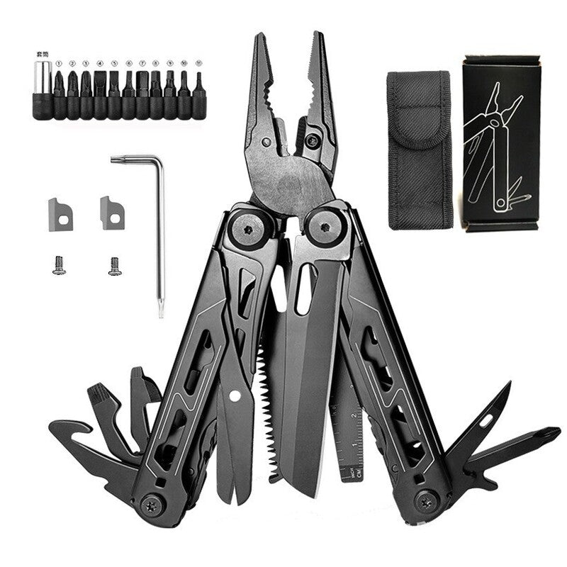 🛠️ LIMITED‑TIME 50% OFF! ⚙️ Portable Folding Multi‑Tool Pliers with Pouch – Sturdy, Compact, Multi‑Functional ✨