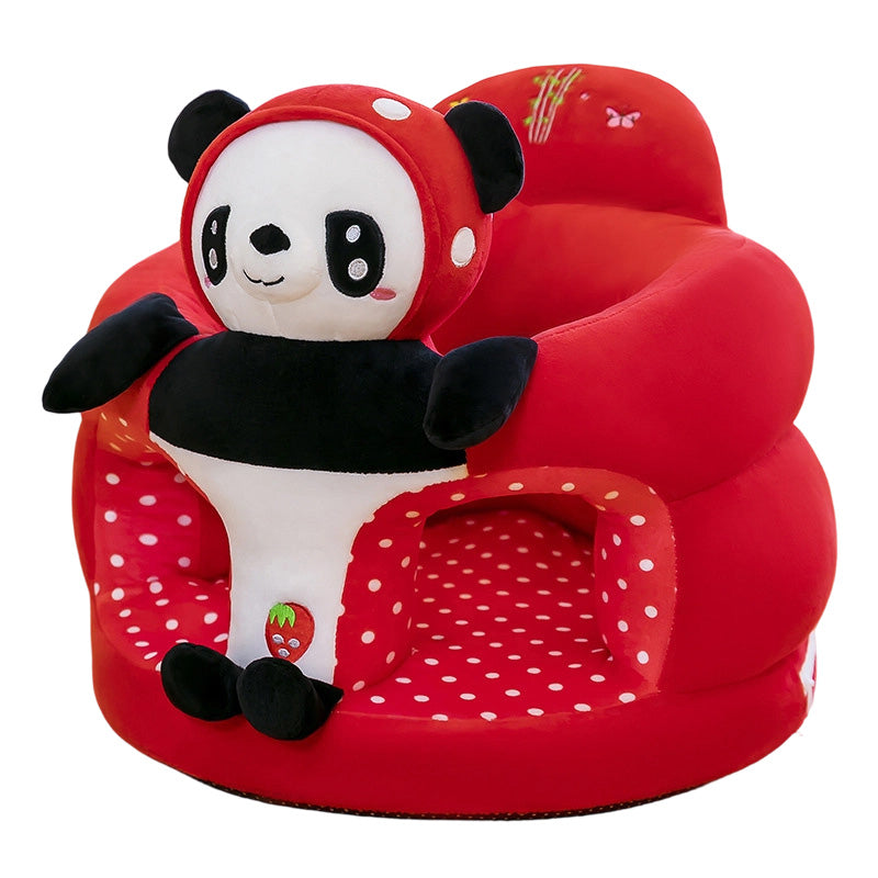 🧸👶Plush Baby Support Seat – Cartoon Floor Chair for Sit-Up Play