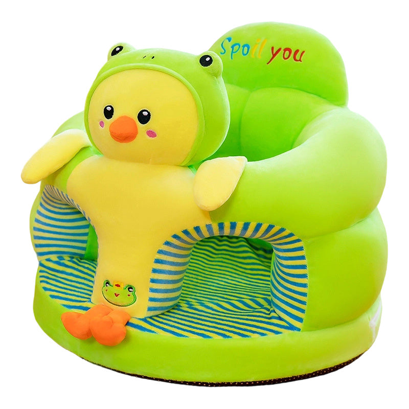 🧸👶Plush Baby Support Seat – Cartoon Floor Chair for Sit-Up Play