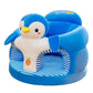 🧸👶Plush Baby Support Seat – Cartoon Floor Chair for Sit-Up Play