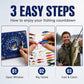 Fishing Lure Advent Calendar Blind Box Set with Minnow Popper Spoons