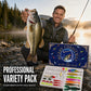 Fishing Lure Advent Calendar Blind Box Set with Minnow Popper Spoons