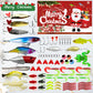 Fishing Lure Advent Calendar Blind Box Set with Minnow Popper Spoons