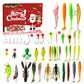 Fishing Lure Advent Calendar Blind Box Set with Minnow Popper Spoons