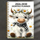 ⏰📅 LAST DAY SALE🐮 Highland Cow 5-Year Monthly Planner – Long-Term Organisation & Goal Planning in One Place ✨