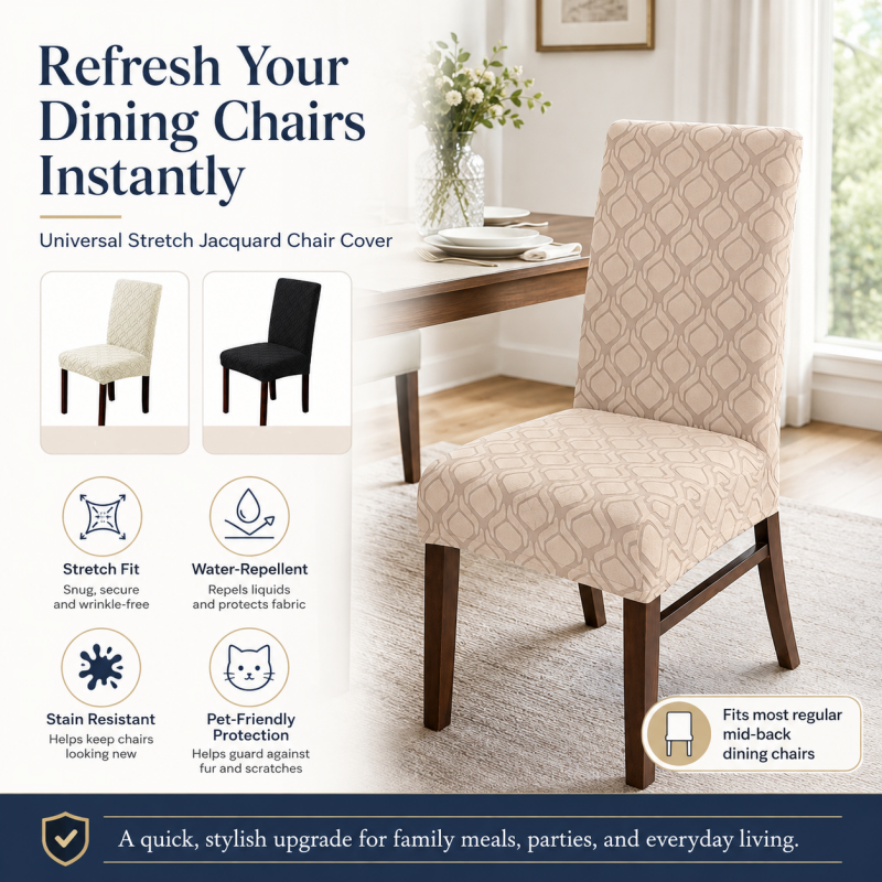 Universal Stretch Chair Seat Covers