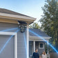 ☀️ Solar Triple-Lens Security Camera  – Clear Day/Night Monitoring 🏠