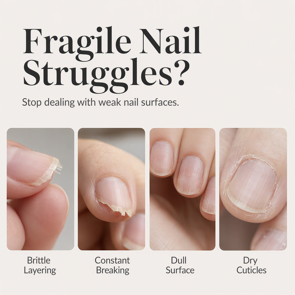 Garlic Nail Polish for Strengthening Brittle Damaged Nails