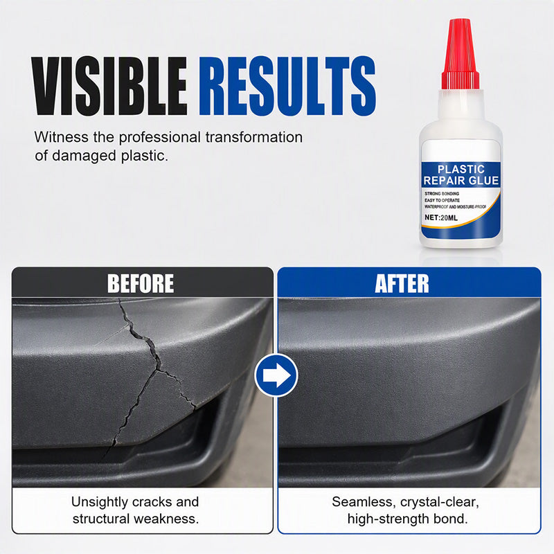 🥳2026 HOT SALE🥳💞50K+ SOLD! 🚗🔧 50% OFF! Car Bumper Repair Glue – Strong bond, waterproof & heat resistant. Dries clear – blends seamlessly with plastic surfaces. From £6.99! 🛡️✨