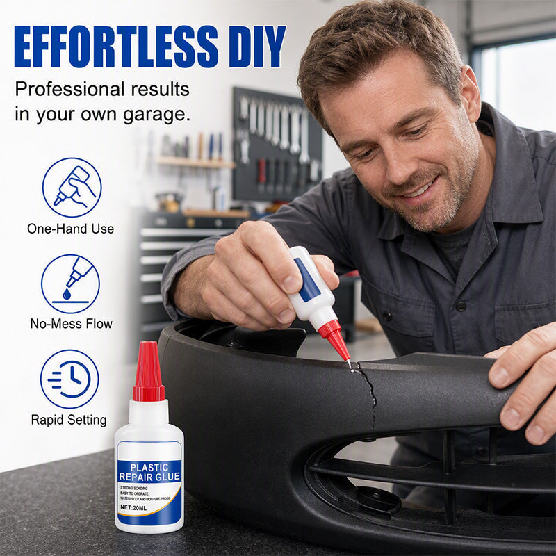 🥳2026 HOT SALE🥳💞50K+ SOLD! 🚗🔧 50% OFF! Car Bumper Repair Glue – Strong bond, waterproof & heat resistant. Dries clear – blends seamlessly with plastic surfaces. From £6.99! 🛡️✨