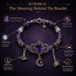 💜 Save 50%!  Gothic Purple Rhinestone Bracelet – Glam & spooky vibes ✨