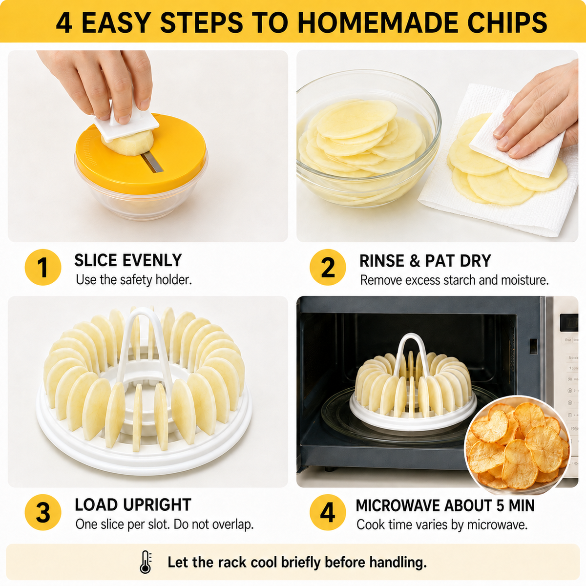 🥳HOT SALE🥳💞49K+ SOLD! Chip Maker ！Oil-free, crispy & food-grade. Healthy snacking – grab yours! ✅