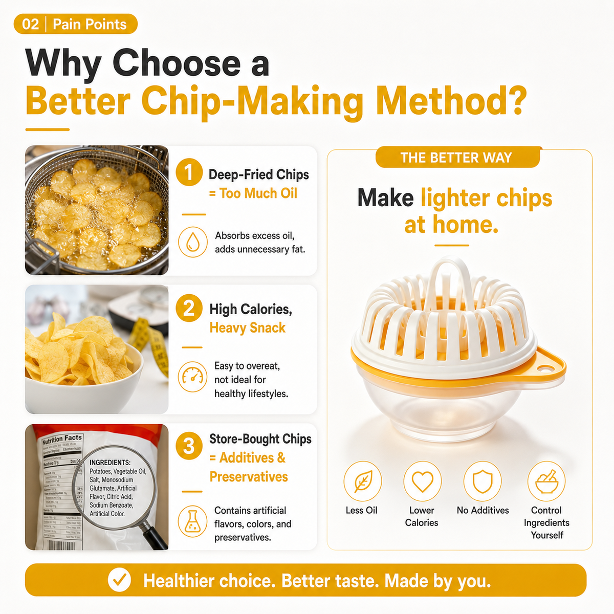 🥳HOT SALE🥳💞49K+ SOLD! Chip Maker ！Oil-free, crispy & food-grade. Healthy snacking – grab yours! ✅