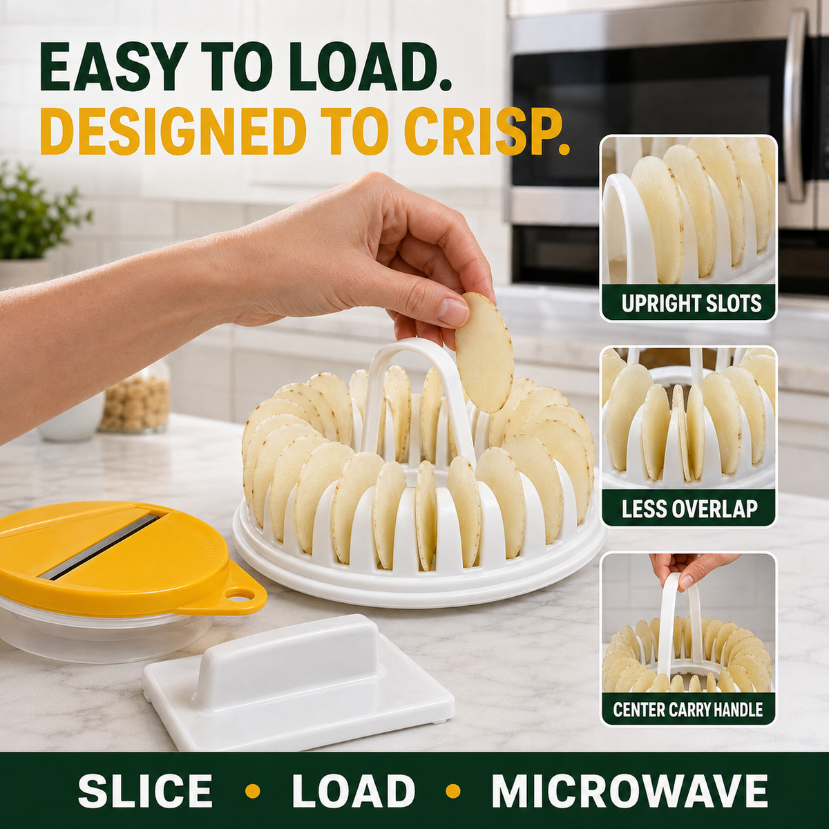🥳HOT SALE🥳💞49K+ SOLD! Chip Maker ！Oil-free, crispy & food-grade. Healthy snacking – grab yours! ✅