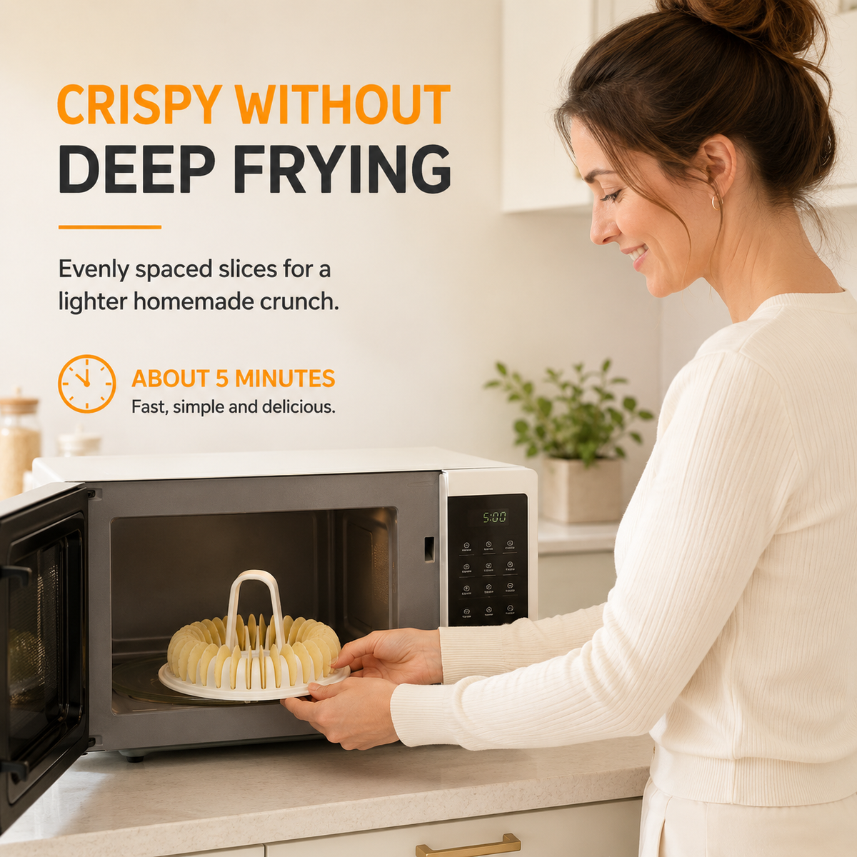 🥳HOT SALE🥳💞49K+ SOLD! Chip Maker ！Oil-free, crispy & food-grade. Healthy snacking – grab yours! ✅