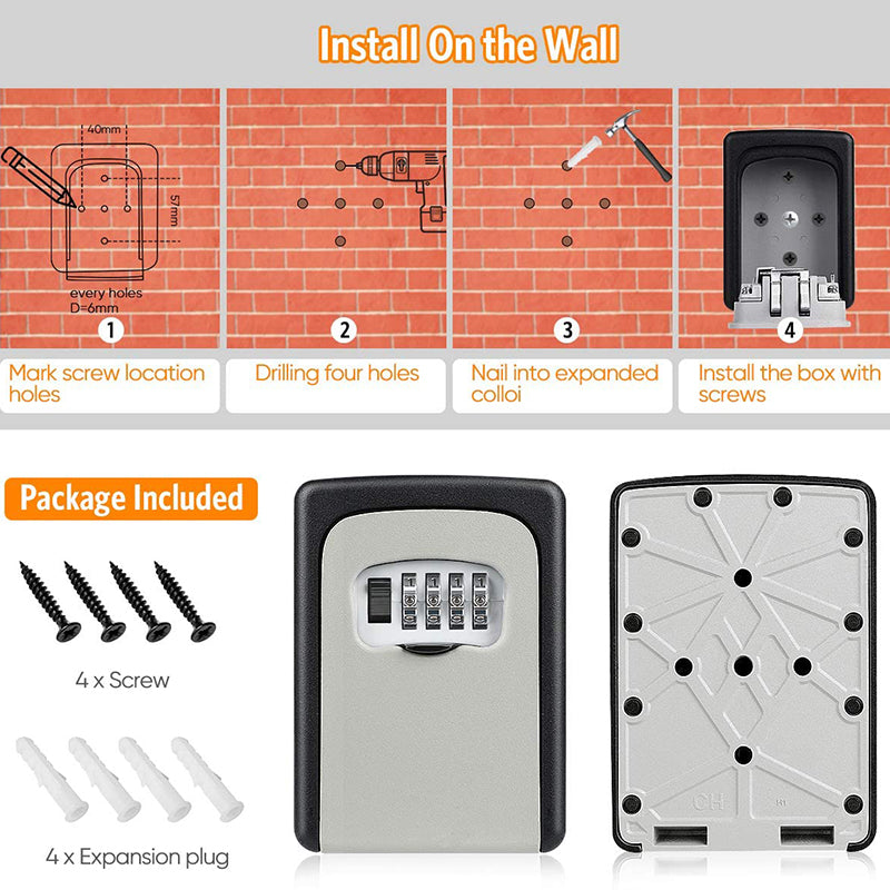 🔐 Save 50%! 🏠 Wall‑Mounted Key Lock Box – Secure, sturdy & easy access ✨