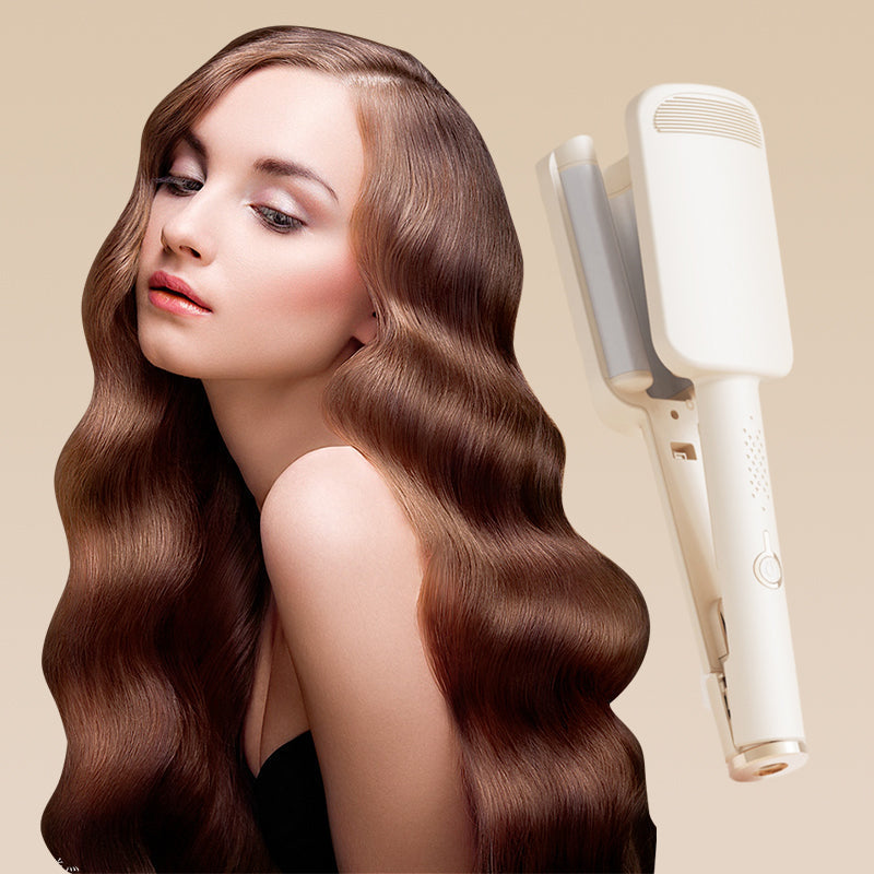 💈 LIMITED-TIME 51% OFF! 💐 Wavy Curling Iron – Salon shine & heat protection ✨