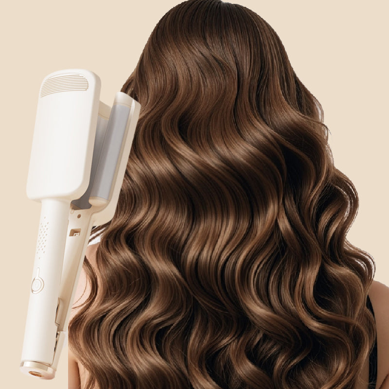 💈 LIMITED-TIME 51% OFF! 💐 Wavy Curling Iron – Salon shine & heat protection ✨