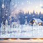 🎅Ready for Christmas!🎁🎄Christmas Village Window Sticker Set