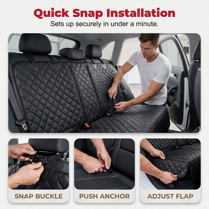 ⏳Time-Limited Special⏰Dog Car Seat – From ! Waterproof, seatbelt openings & foldable. Clean car, happy pet – grab yours! ✅