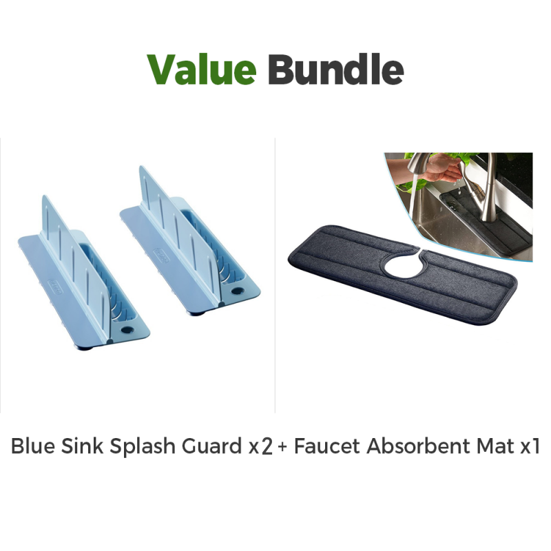 Foldable Sink Splatter Guard with Suction Cups