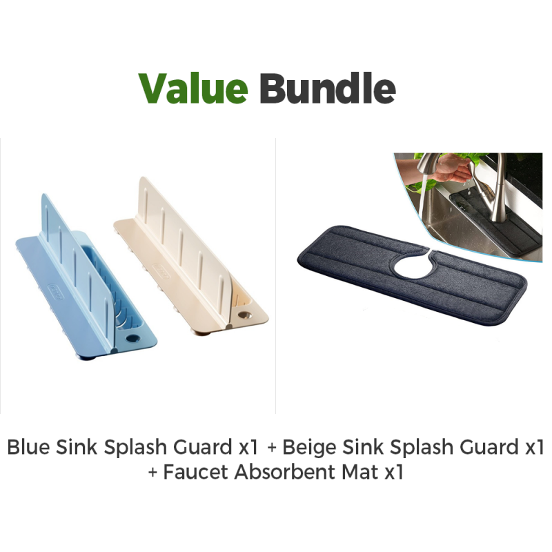 Foldable Sink Splatter Guard with Suction Cups