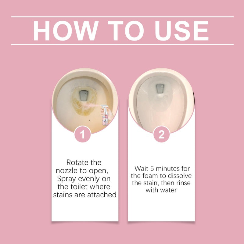 Floral Scent Toilet Bowl Cleaner Spray