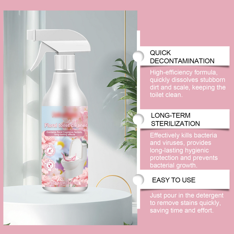 Floral Scent Toilet Bowl Cleaner Spray