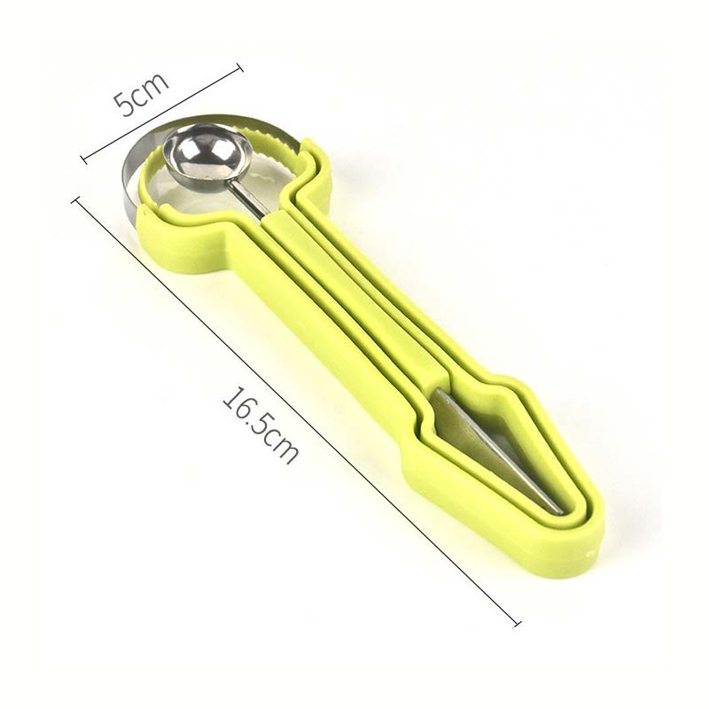 🐕2026 HOT SALE🥳🛡️3-in-1 Stainless Steel Melon Baller Scoop Tool Kit