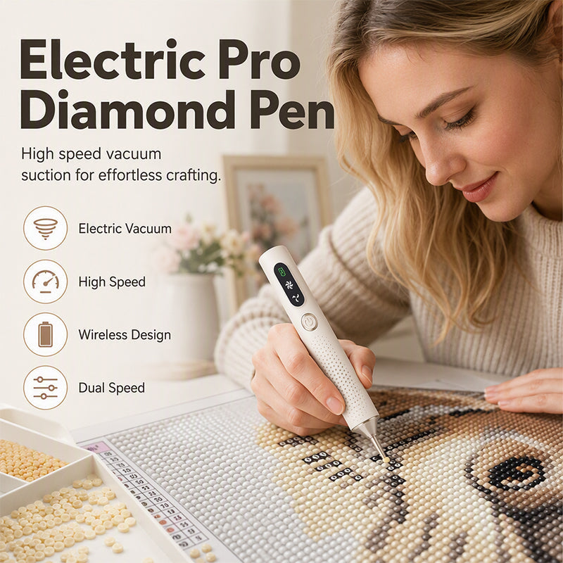 📢📢62% OFF !! ⏰Rechargeable Electric Diamond Pen