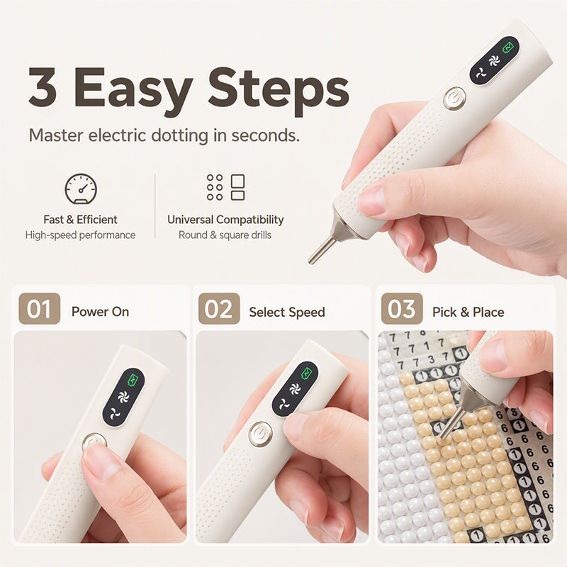 📢📢62% OFF !! ⏰Rechargeable Electric Diamond Pen