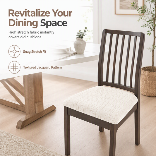 ⏳Time-Limited Special⏰🪑Elastic Dining Chair Seat Cover — Snug-Fit, Stain-Resistant, Stylish