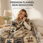 🐾🛋️Ultra-Soft Flannel Throw Blanket | Cute Patchwork Style🧶