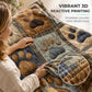 🐾🛋️Ultra-Soft Flannel Throw Blanket | Cute Patchwork Style🧶