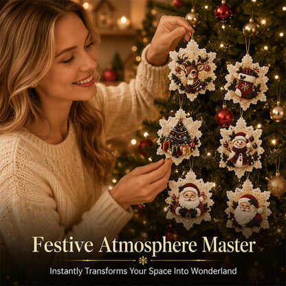 🔥LAST DAY SALE ONLY ￡7.99!!🔥Christmas DIY Painting Hanging Ornaments Set