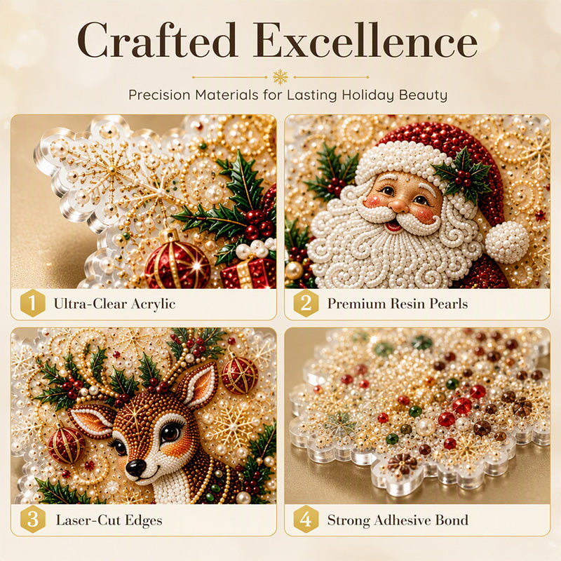🔥LAST DAY SALE ONLY ￡7.99!!🔥Christmas DIY Painting Hanging Ornaments Set