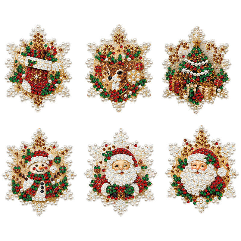 🔥LAST DAY SALE ONLY ￡7.99!!🔥Christmas DIY Painting Hanging Ornaments Set