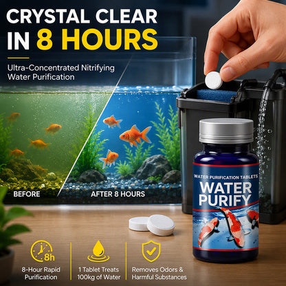 🥳Buy 1 Get 1 Free🥳Aquarium Tablets – From £6.99! 50 tablets, nitrifying bacteria & clear water. Less maintenance – grab yours! ✅