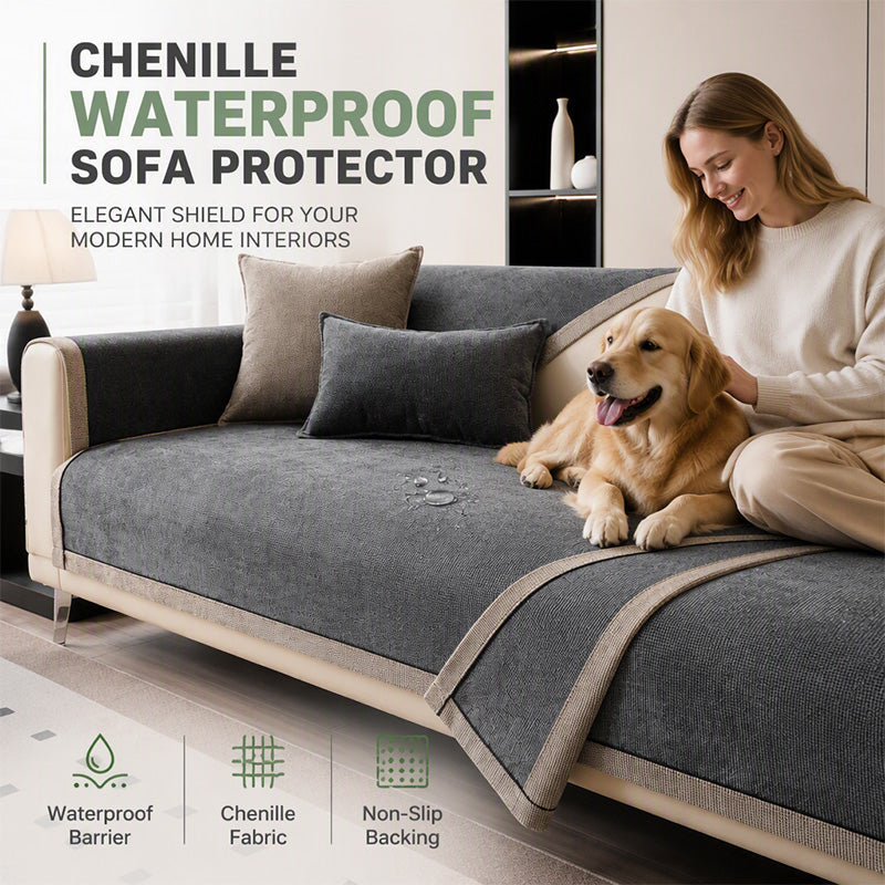 ⏳Limited-time 50% off🌸Chenille Waterproof Sofa Cushion Cover | Non-slip, urine-proof, suitable for all seasons🛋️