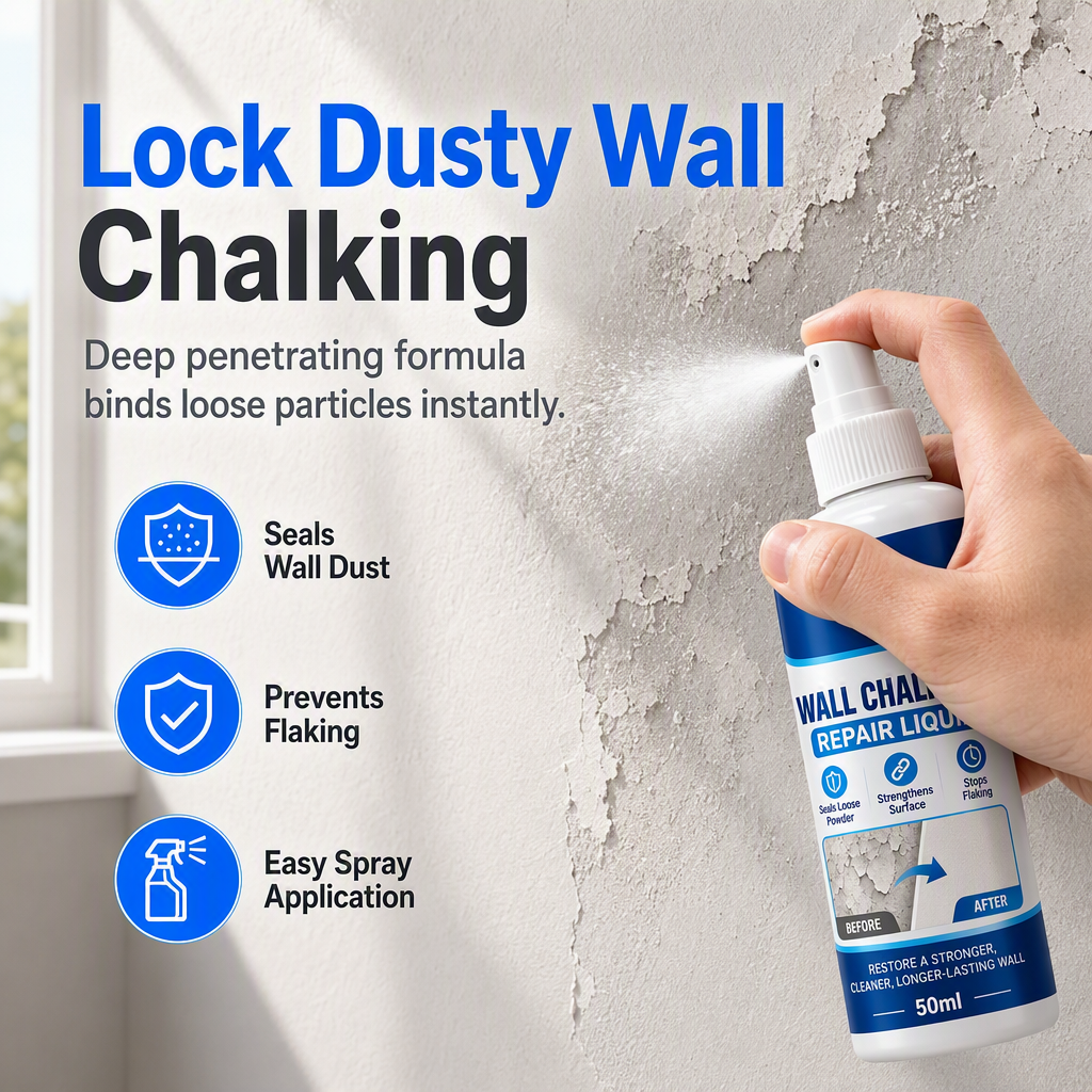 🥳 Hot Seller 🥳💞 Over 10,000 sold! Wall Repair Solution—prevents chalking, provides deep adhesion, and is waterproof. Makes your walls stronger