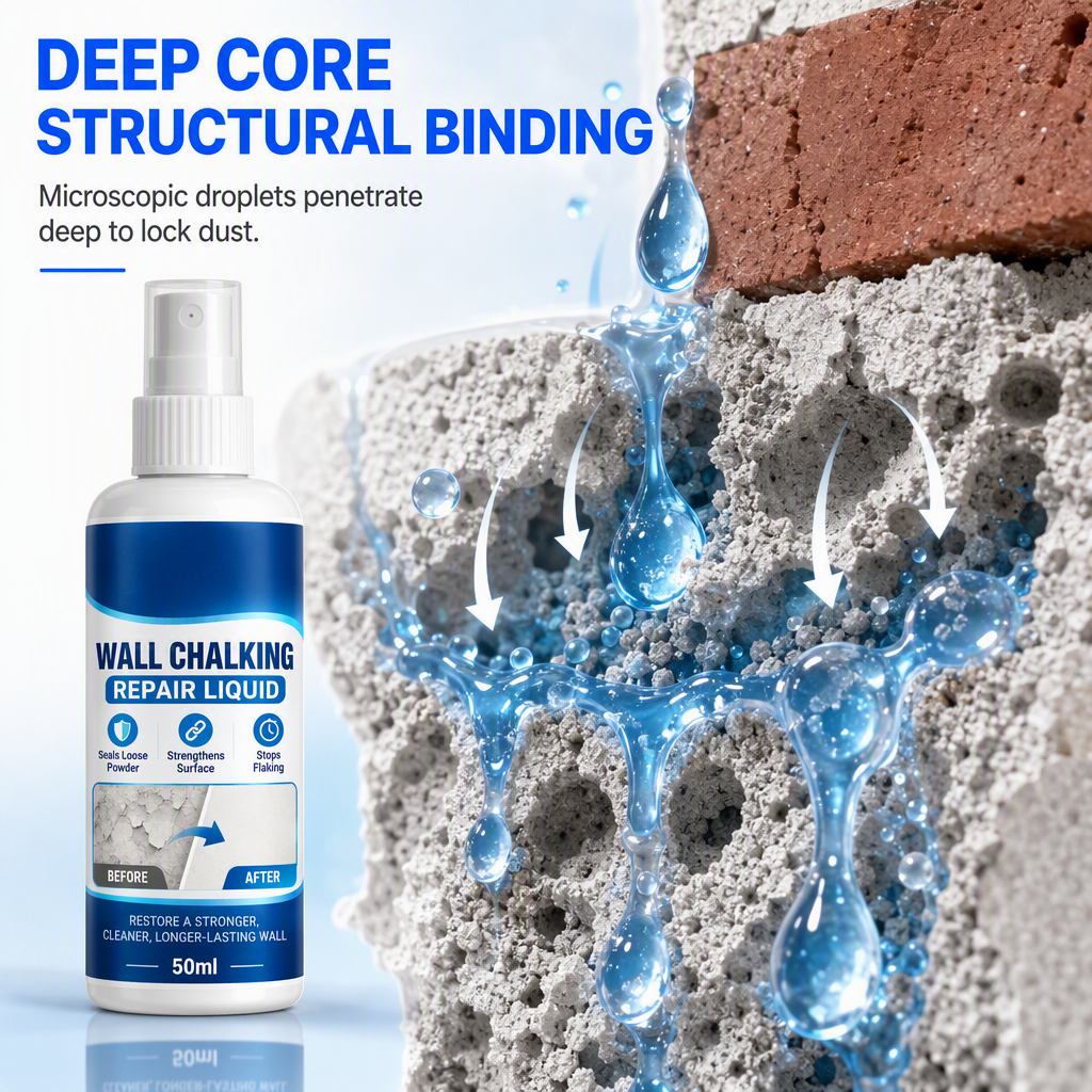 🥳 Hot Seller 🥳💞 Over 10,000 sold! Wall Repair Solution—prevents chalking, provides deep adhesion, and is waterproof. Makes your walls stronger