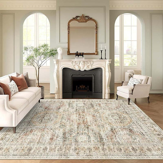Bohemian Soft Low-Pile Non-Slip Area Rug