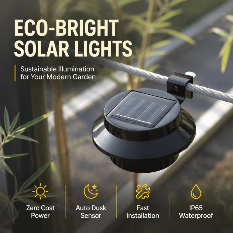 ☀️💡 55% OFF TODAY! Light Up Gutters, Fences & Garden Walls — Solar-Powered Outdoor LEDs With No Mains Wiring Needed 🏡✨
