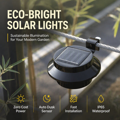 ☀️💡 55% OFF TODAY! Light Up Gutters, Fences & Garden Walls — Solar-Powered Outdoor LEDs With No Mains Wiring Needed 🏡✨