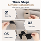 🕶️Car Sunglasses Holder Double Clip Eyeglasses Mount and Ticket Card Clip